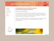Tablet Screenshot of frauennetzwerk-ganzheitsmedizin.de